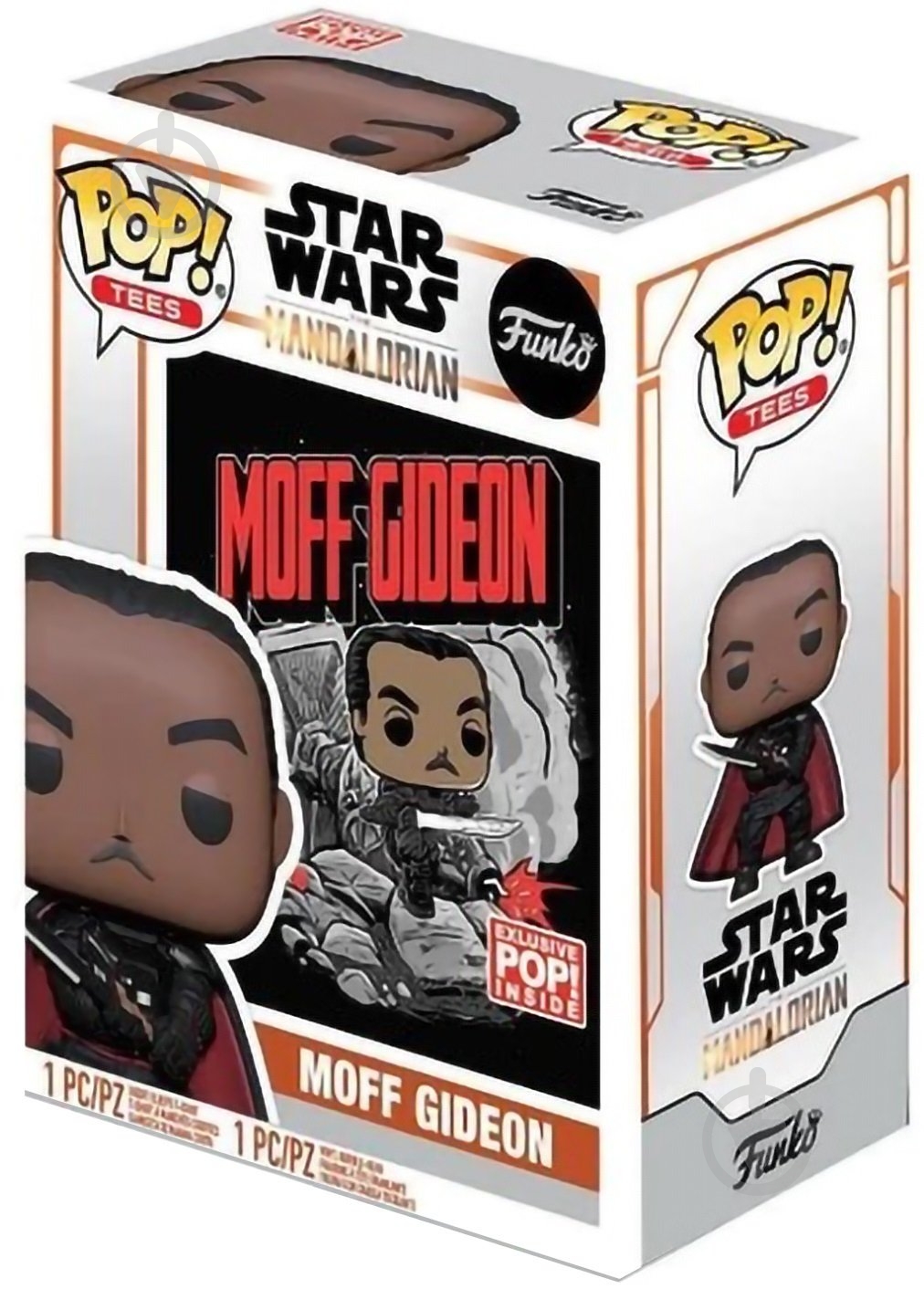 Набор подарочный Funko Фигурка+Футболка and Tee Star Wars The Mandalorian Moff Gideon L UT-53542 (FUN255174) - фото 5