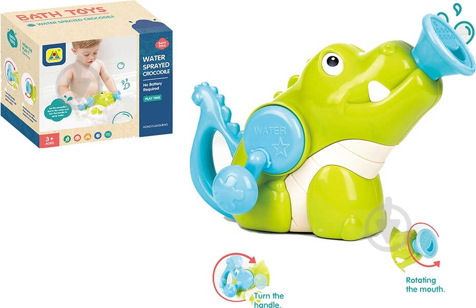 Іграшка-бризкалка Крокодил OTG0905938 - фото 1 Іграшка-бризкалка Крокодил OTG0905938 - фото 1