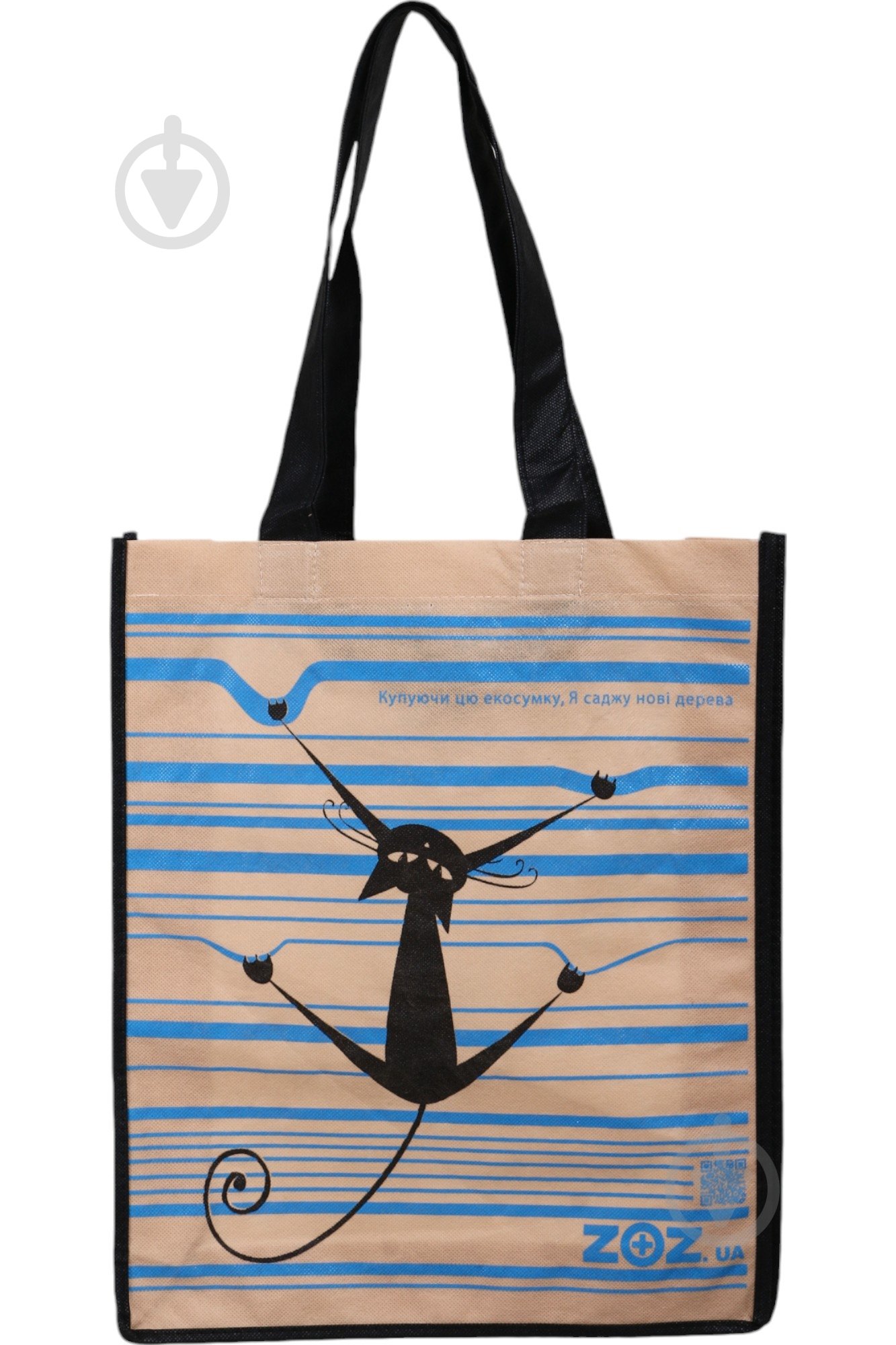 Экосумка 34.5х41.5 см в ассортименте ZOZ - фото 2 Экосумка 34.5х41.5 см в ассортименте ZOZ - фото 2