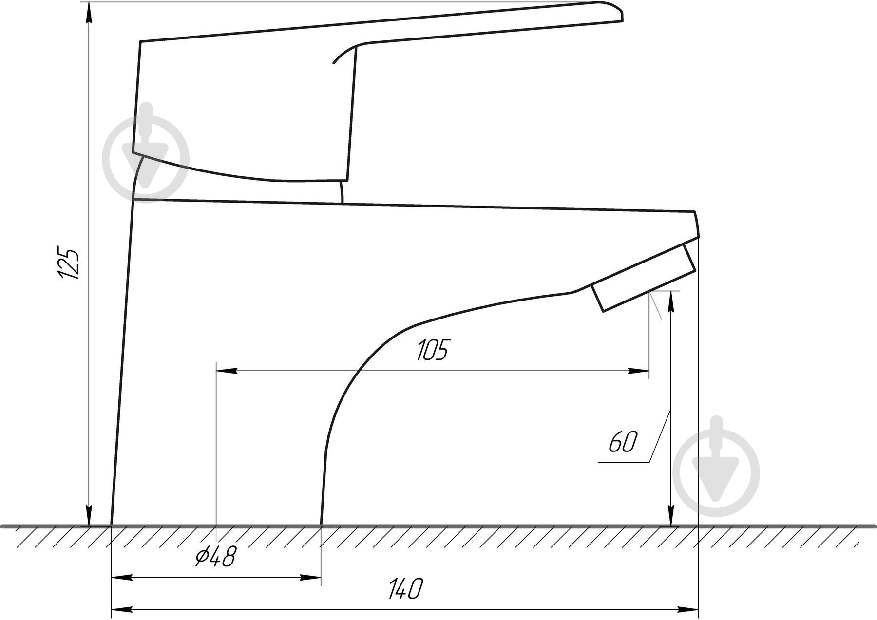 Смеситель для умывальника DOMINO DBC-101 - фото 5 Смеситель для умывальника DOMINO DBC-101 - фото 5