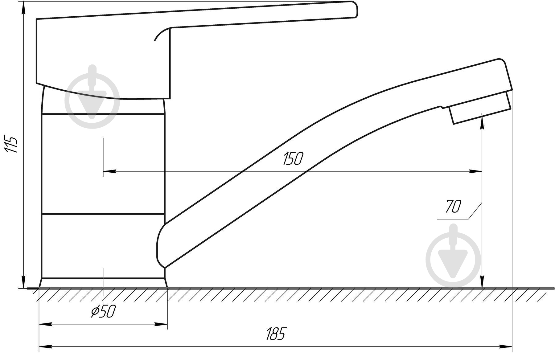 Смеситель для умывальника DOMINO DBC-103M - фото 4 Смеситель для умывальника DOMINO DBC-103M - фото 4