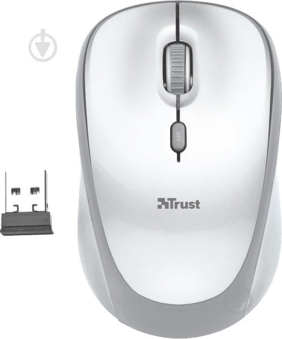 Мышь Trust Yvi Wireless (23386) white (23386) - фото 1