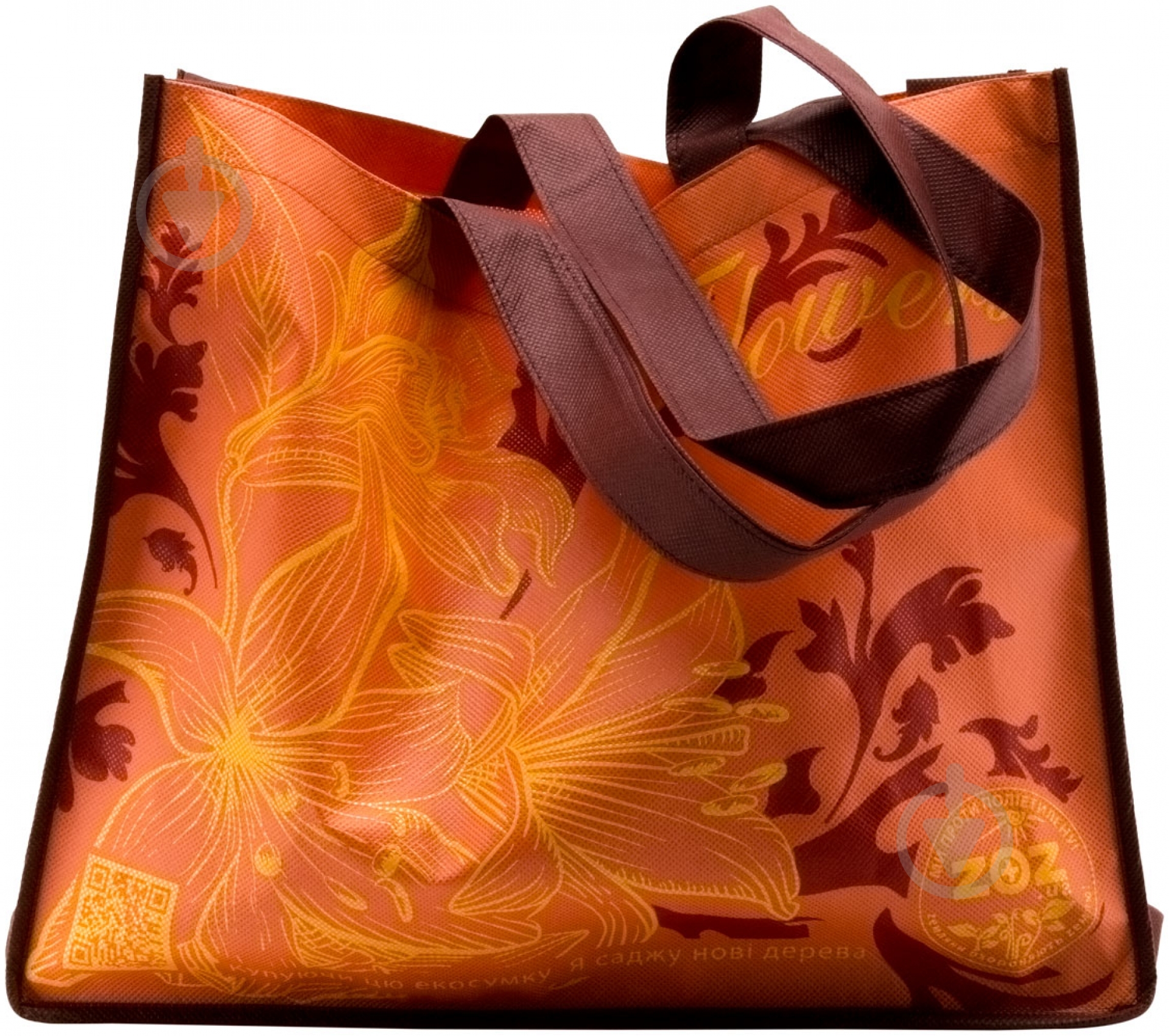Экосумка Цветы 34.5х41.5 см - фото 4 Экосумка Цветы 34.5х41.5 см - фото 4