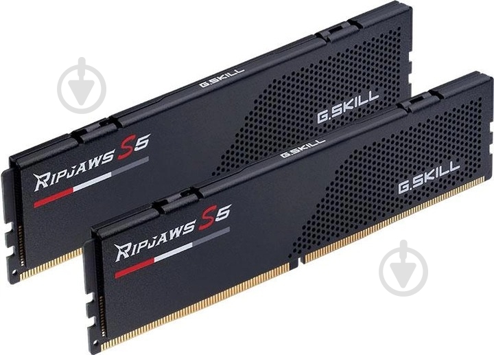 Оперативная память G.Skill DDR5 SDRAM 32 GB (2x16GB) 6000 MHz (F5-6000J3636F16GX2-RS5K) Ripjaws S5 Black - фото 2