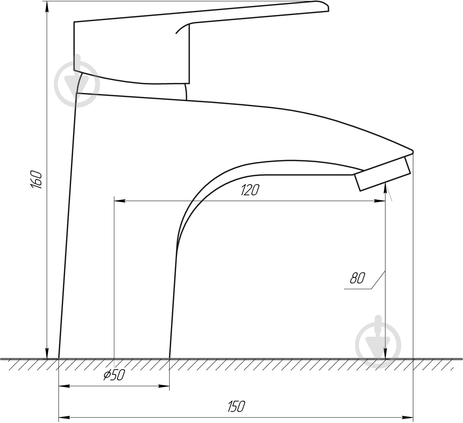 Смеситель для умывальника DOMINO DBC-401 - фото 4
