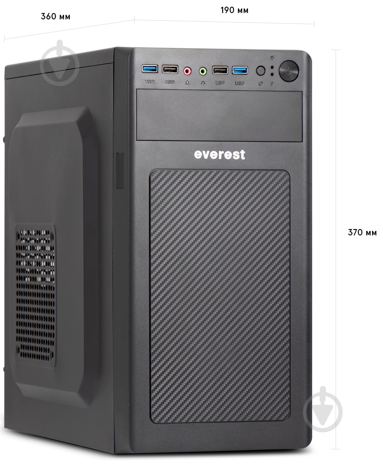 Компьютер Everest Office (1010_6102) black - фото 2
