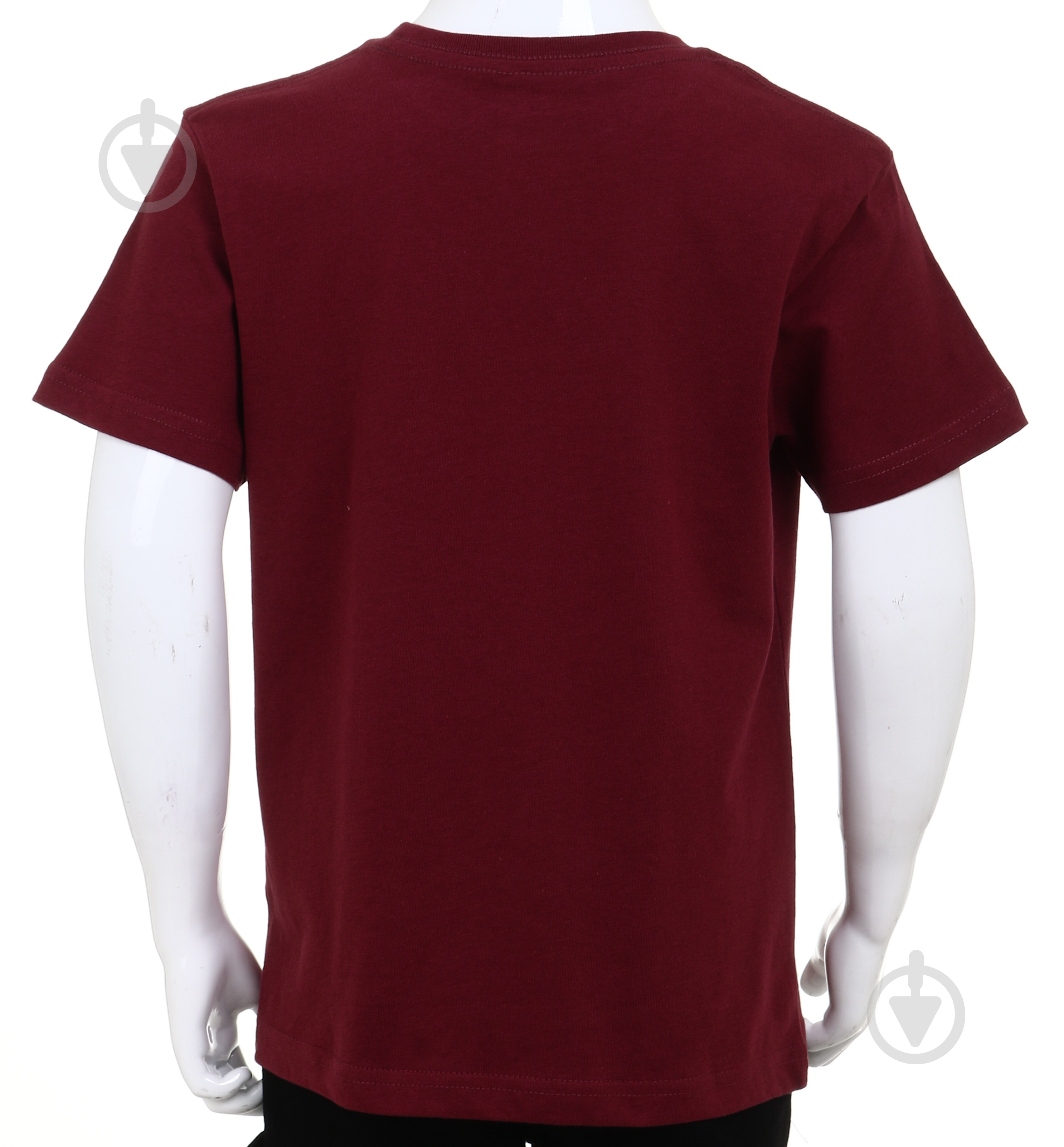 Футболка для девочек/для мальчиков р.152/158 бордовый 210 - фото 3