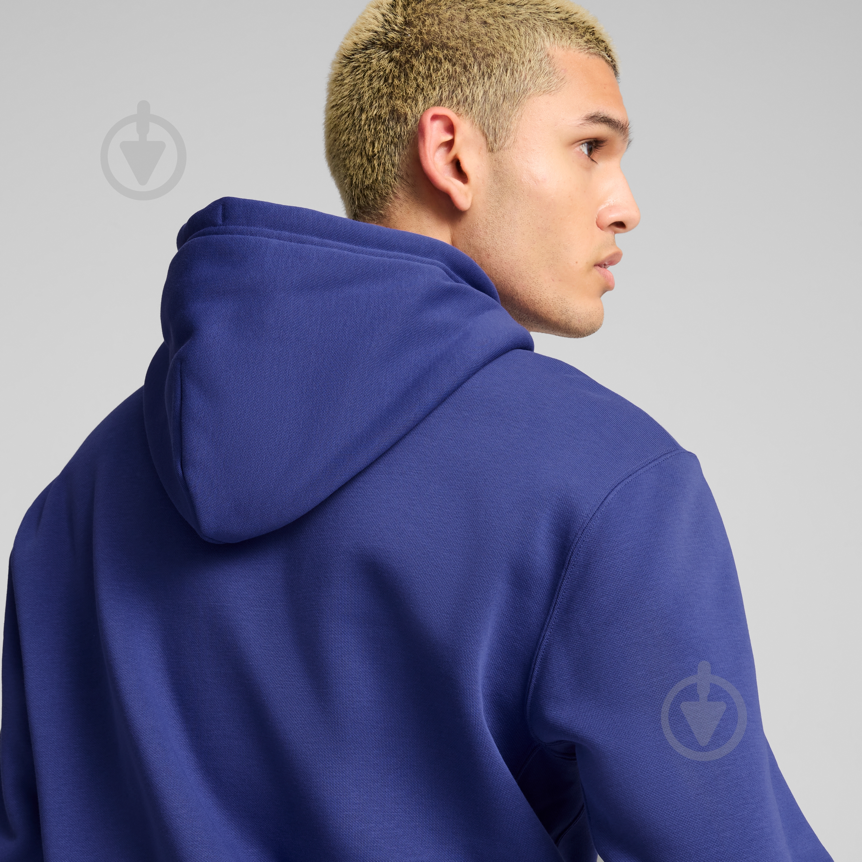 Джемпер Puma CLASSICS SMALL LOGO HOODIE FL 53559627 р.S синий - фото 4