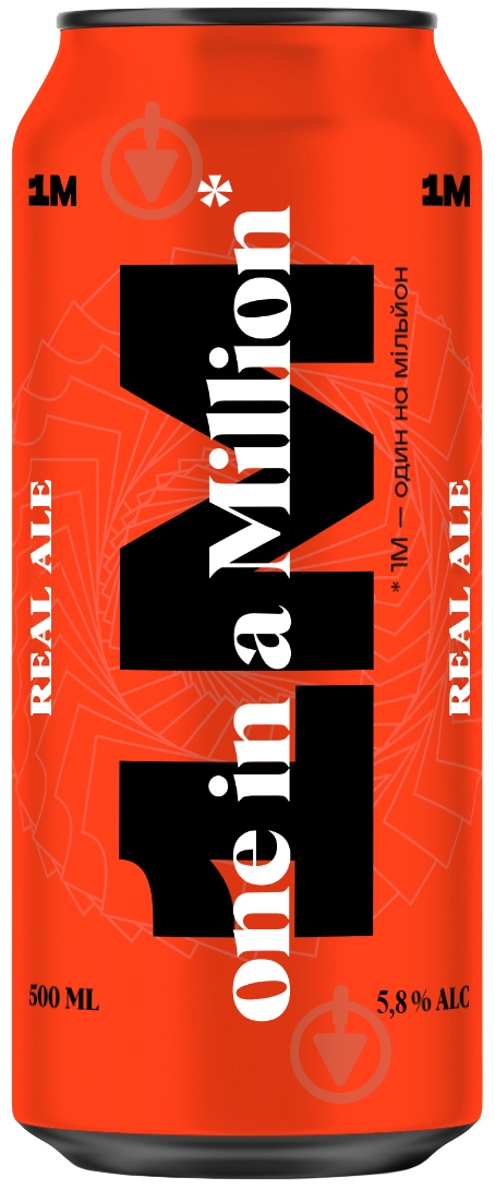 Пиво 1М Real Ale 0,5 л - фото 1