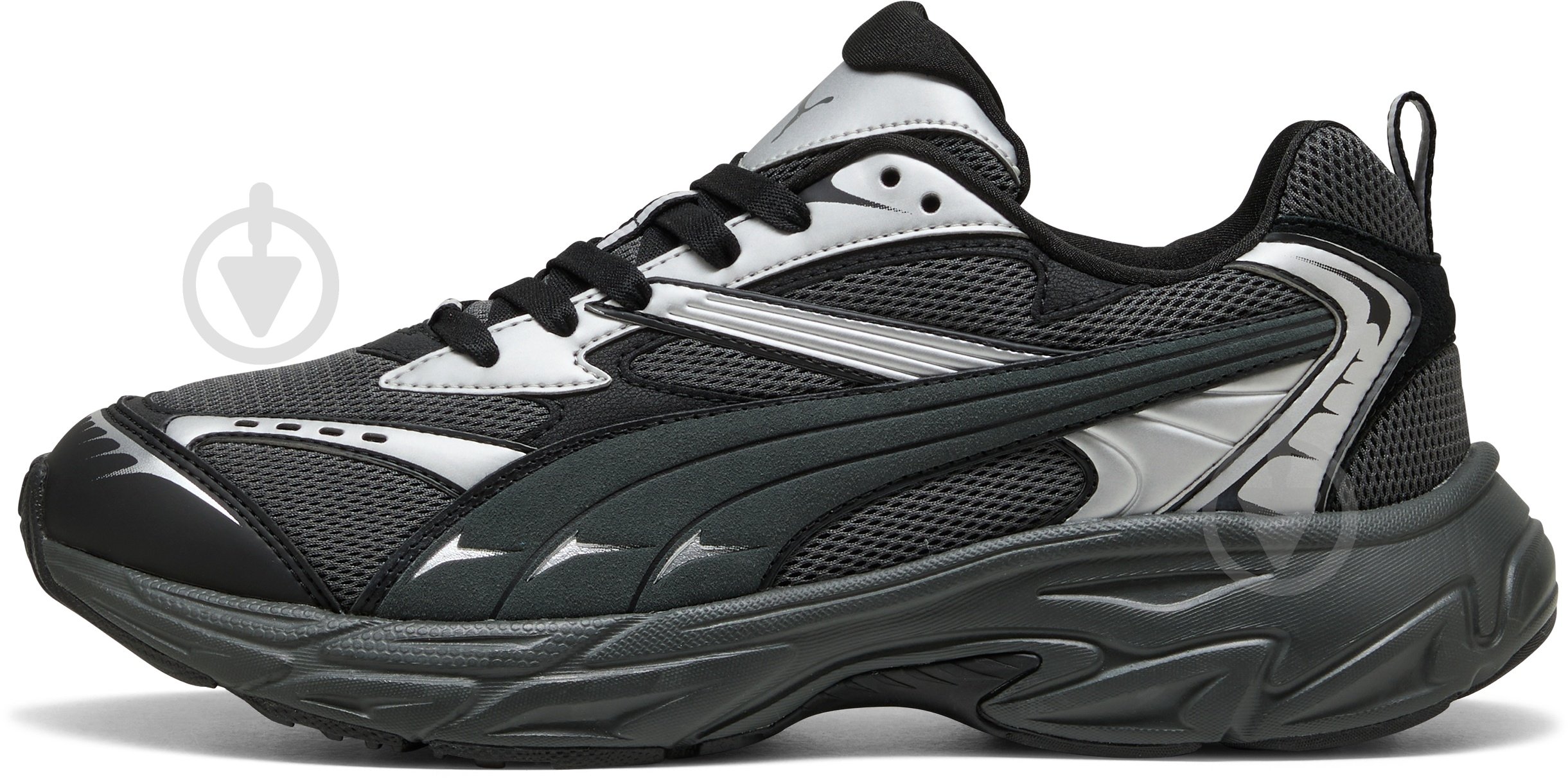 Кросівки чоловічі демісезонні Puma MORPHIC RETRO 39592007 р.40,5 чорні - фото 1
