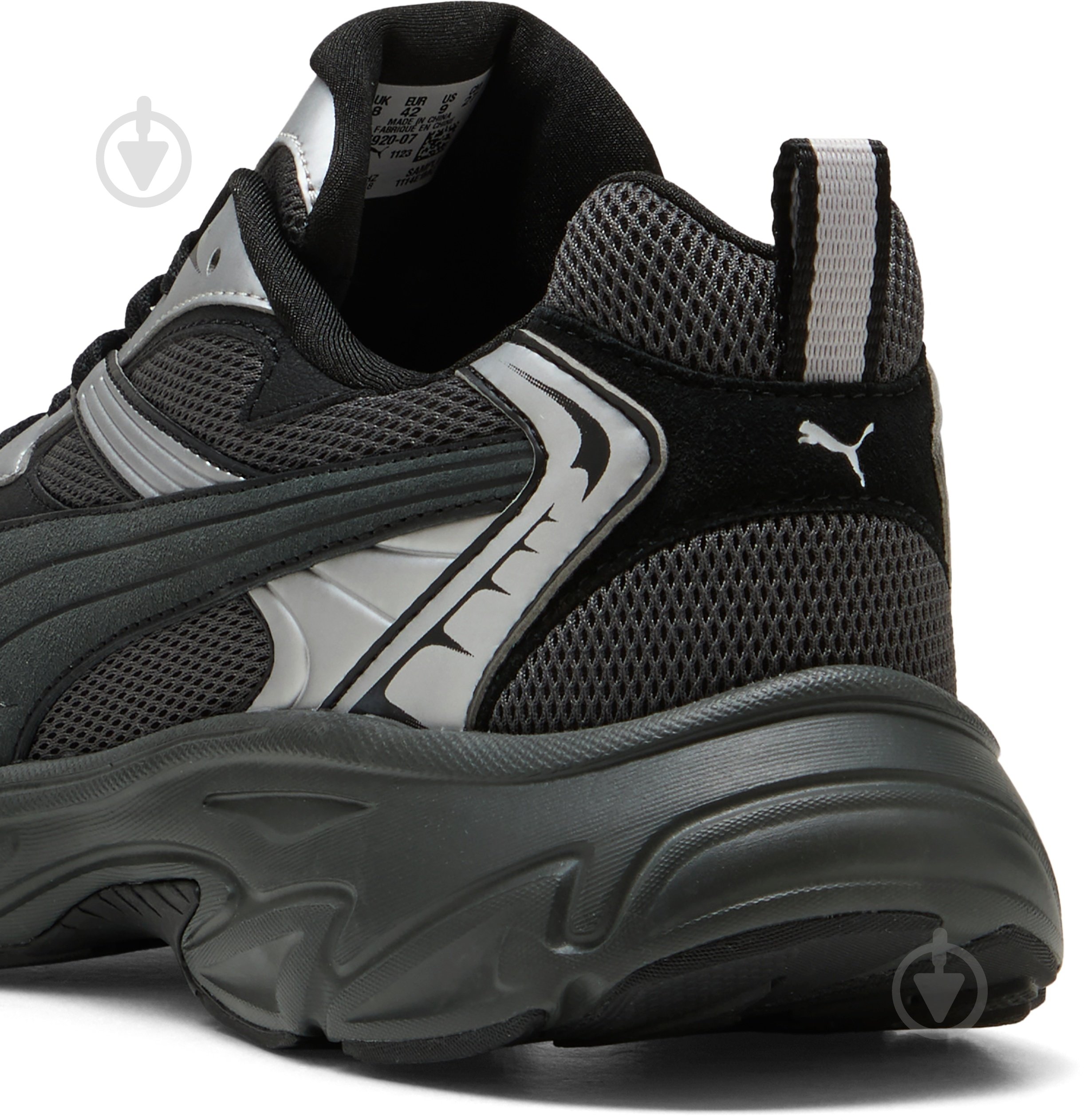 Кросівки чоловічі демісезонні Puma MORPHIC RETRO 39592007 р.40,5 чорні - фото 5