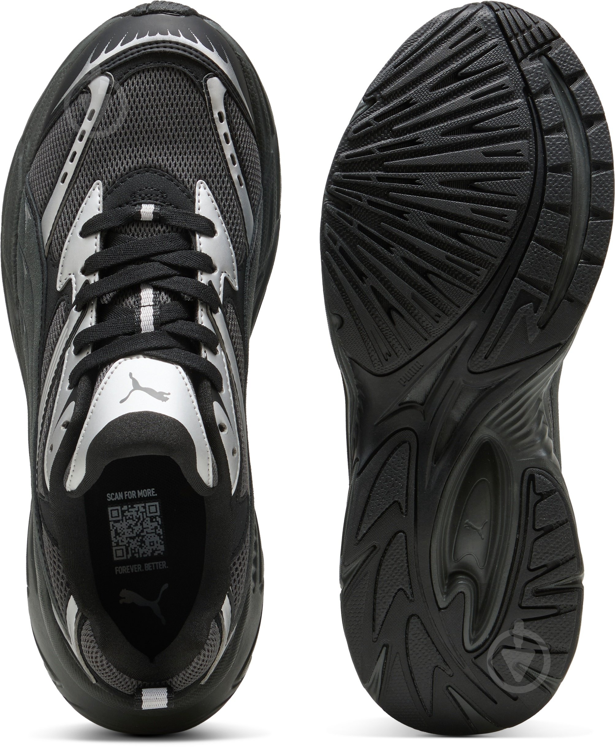 Кросівки чоловічі демісезонні Puma MORPHIC RETRO 39592007 р.40,5 чорні - фото 6