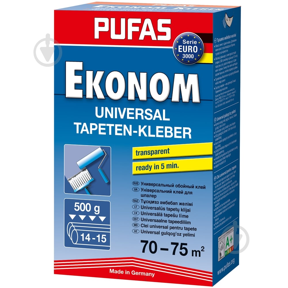 Клей для обоев PUFAS Econom 500 г - фото 1