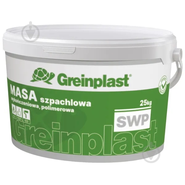 Шпаклевка Greinplast финишная полимерная SWP ведро 17кг - фото 1 Шпаклевка Greinplast финишная полимерная SWP ведро 17кг - фото 1