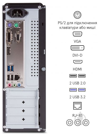 Компьютер Everest Office (1011_6402) black - фото 8