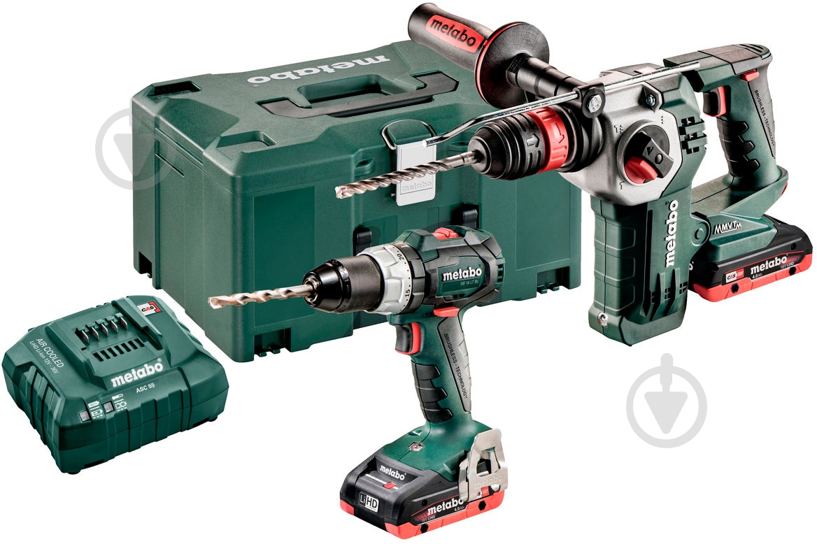 Набор аккумуляторного инструмента Metabo COMBO SET 2.3.7 18 V BL LIHD 685140000 - фото 1 Набор аккумуляторного инструмента Metabo COMBO SET 2.3.7 18 V BL LIHD 685140000 - фото 1