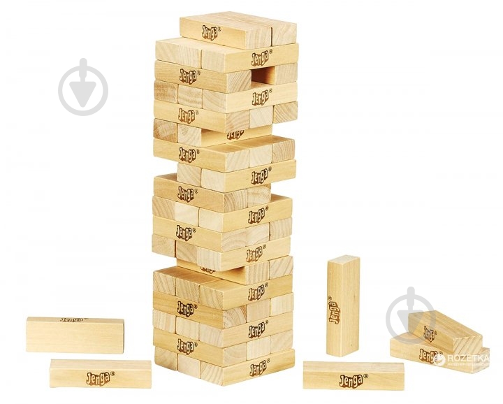 Игра настольная Hasbro Дженга A2120 - фото 2 Игра настольная Hasbro Дженга A2120 - фото 2