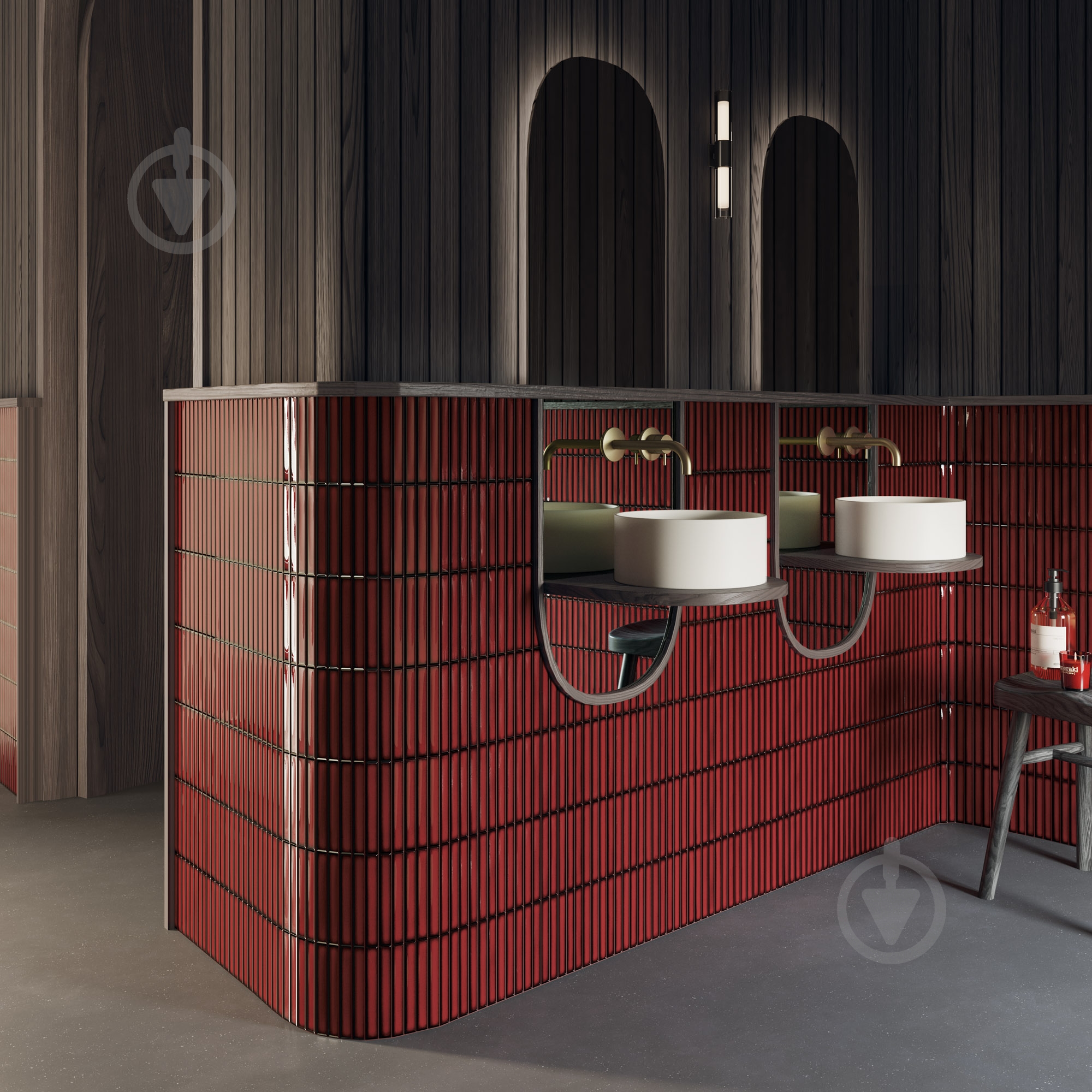 ᐉ Плитка WOW TILES S.L. Osaka Bars Red 12,5x25 cм • Краща ціна в