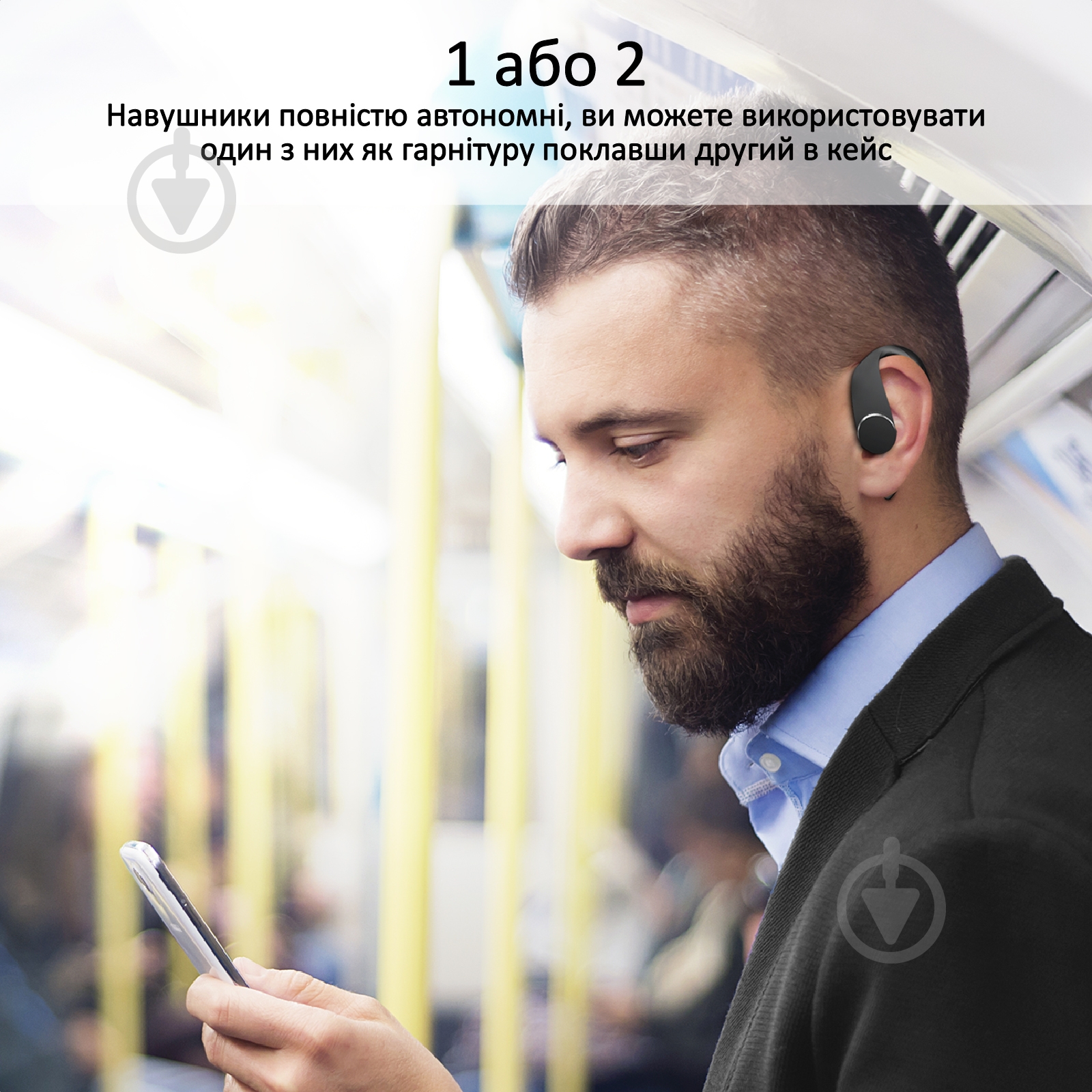 Наушники Promate Liberty Bluetooth 5 black (liberty.black) - фото 8