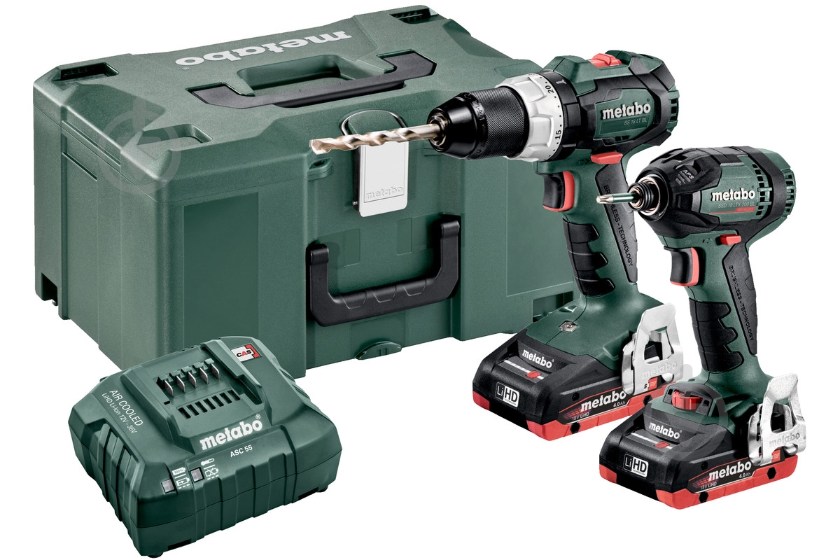Набір акумуляторного інструменту Metabo COMBO SET 2.1.11 18 V BL LIHD 685123000 - фото 1 Набір акумуляторного інструменту Metabo COMBO SET 2.1.11 18 V BL LIHD 685123000 - фото 1