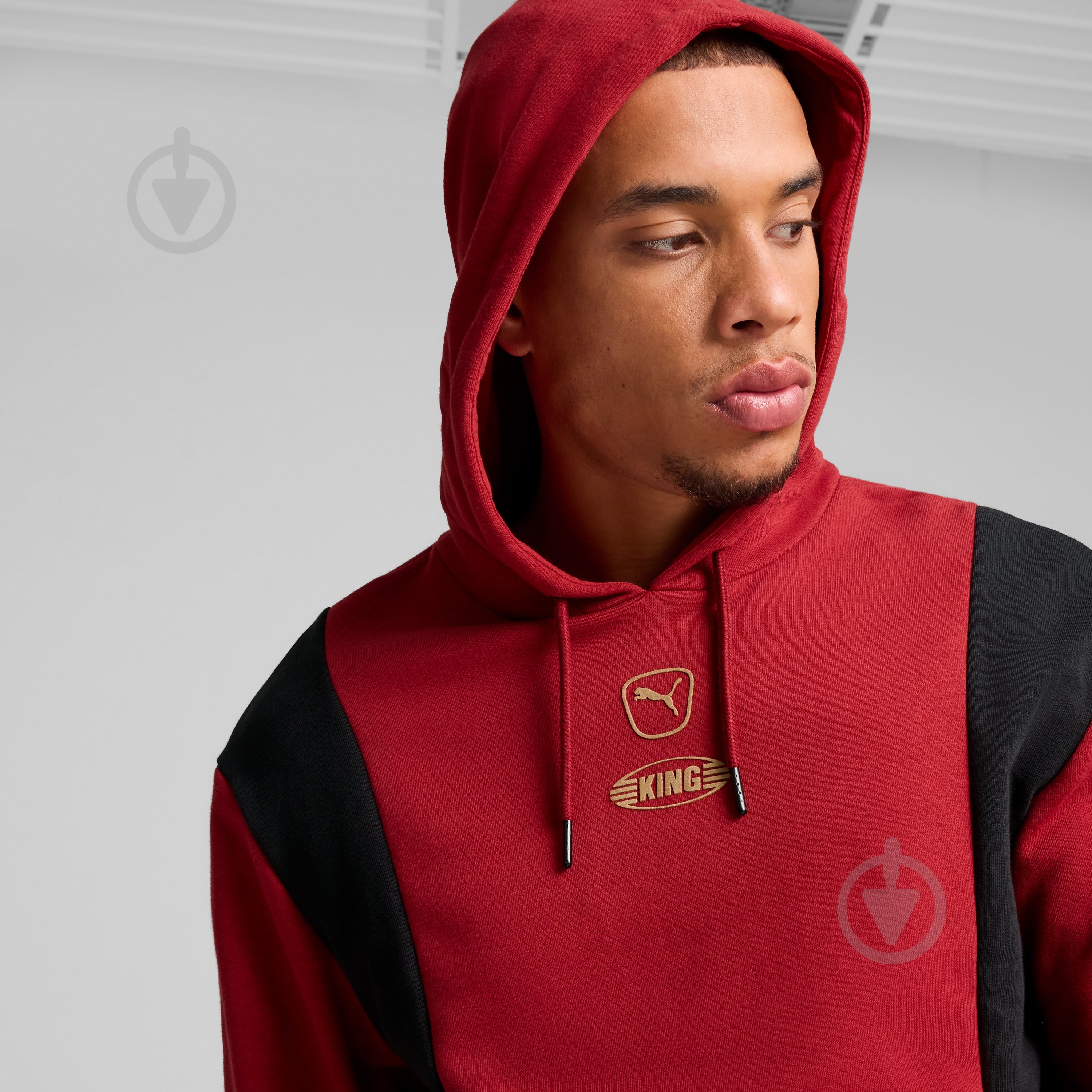 Джемпер Puma KING TOP HOODY 65898802 р.S бордовый - фото 4