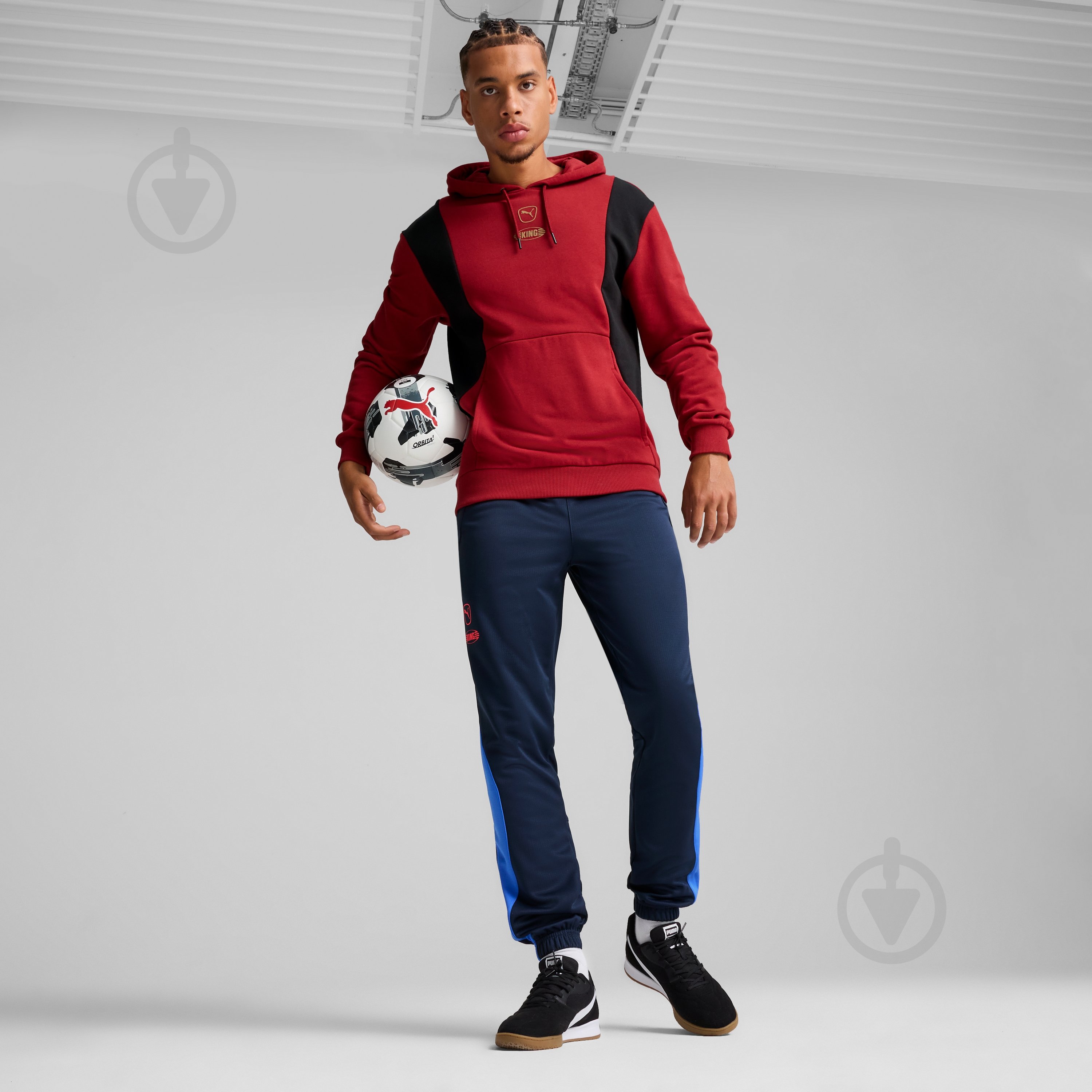 Джемпер Puma KING TOP HOODY 65898802 р.S бордовый - фото 5