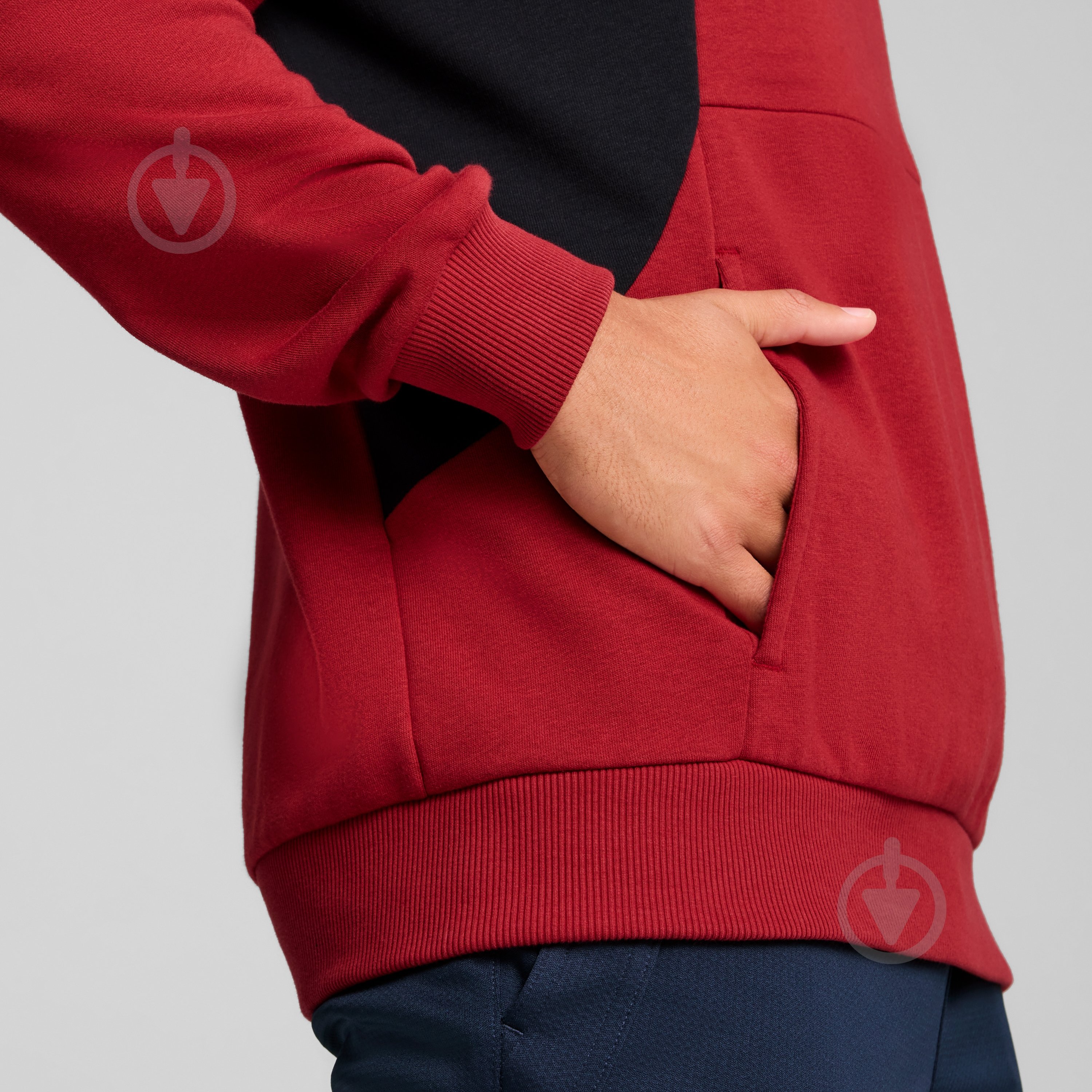Джемпер Puma KING TOP HOODY 65898802 р.S бордовый - фото 7
