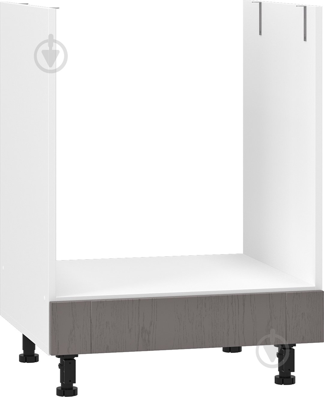 Тумба нижняя под духовку МС Мэри НД 60х82х53,8 см дуб платиновый/белый Грейд - фото 1 Тумба нижняя под духовку МС Мэри НД 60х82х53,8 см дуб платиновый/белый Грейд - фото 1