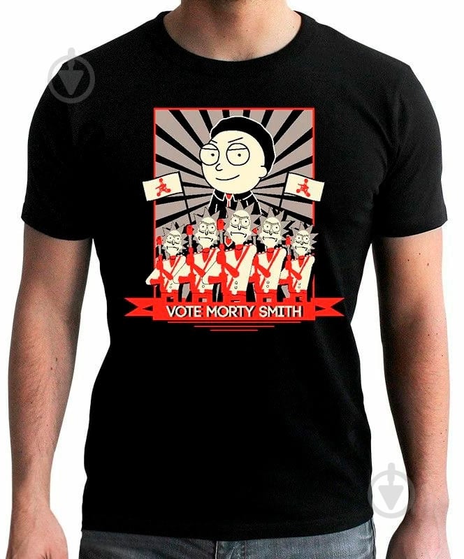 Футболка FSD ABYstyle Rick and Morty Vote Morty L (ABYTEX506L) - фото 1