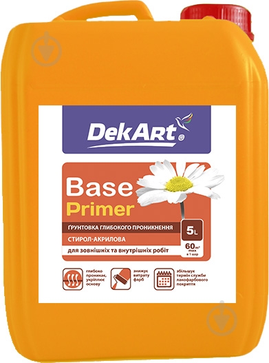 Грунтовка глубокопроникающая DekArt Base 5 л - фото 1