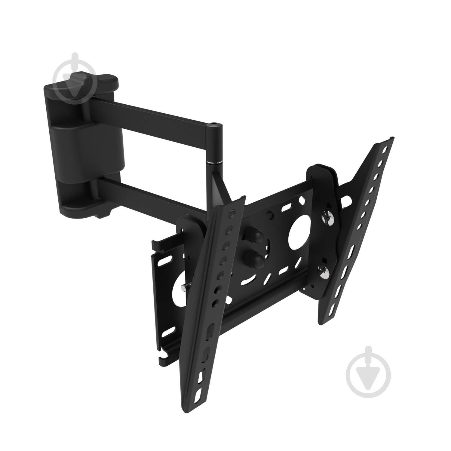 Кріплення для телевізора Kvado К-133 поворотно-похилі 15"-37" чорний - фото 1