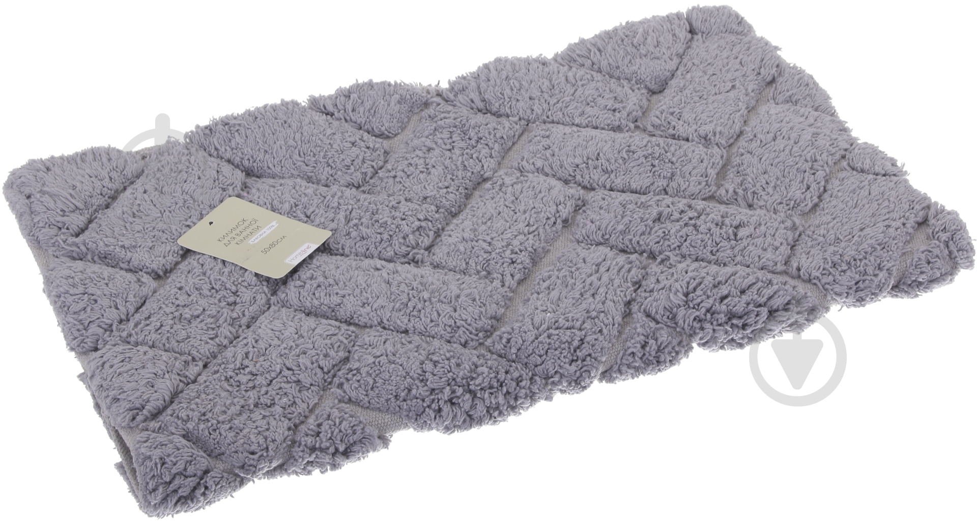 Коврик для ног Bricks 50x80 см серый Home Line - фото 3