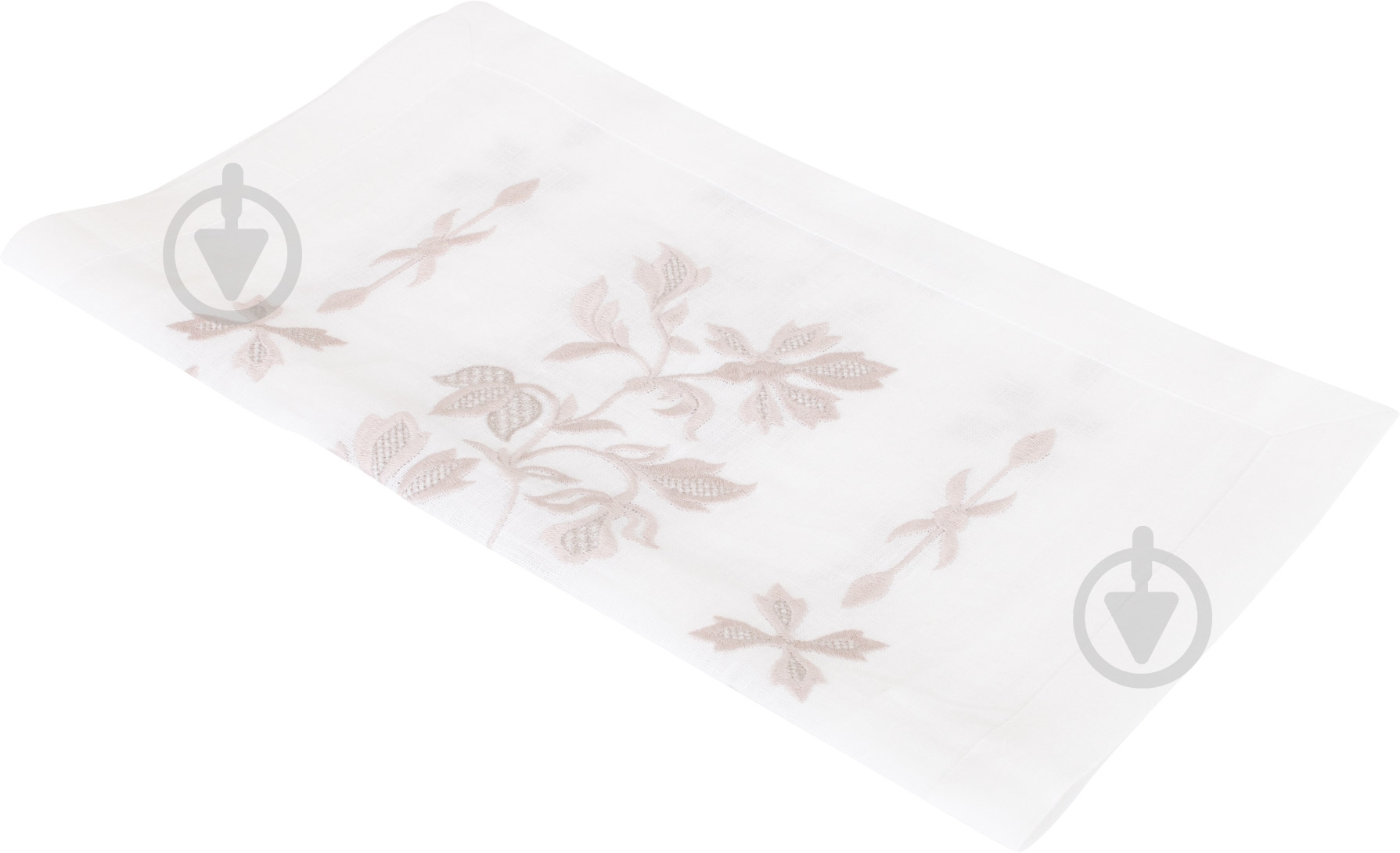 Дорожка (раннер) Грация 90x90 см белый Гармонiя - фото 1