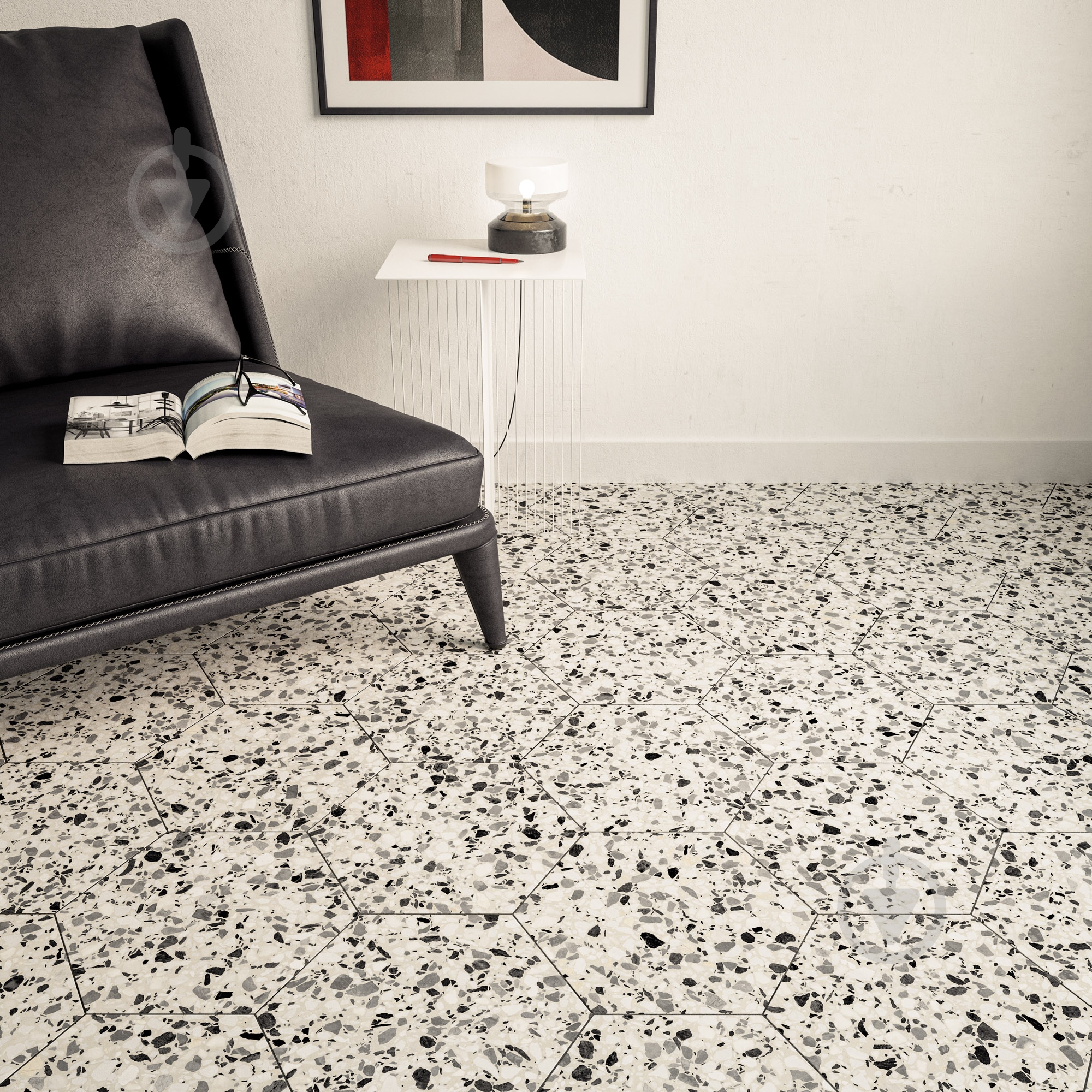 Плитка WOW TILES S.L. Terrazzo Grey 32x36,8 см - фото 2 Плитка WOW TILES S.L. Terrazzo Grey 32x36,8 см - фото 2