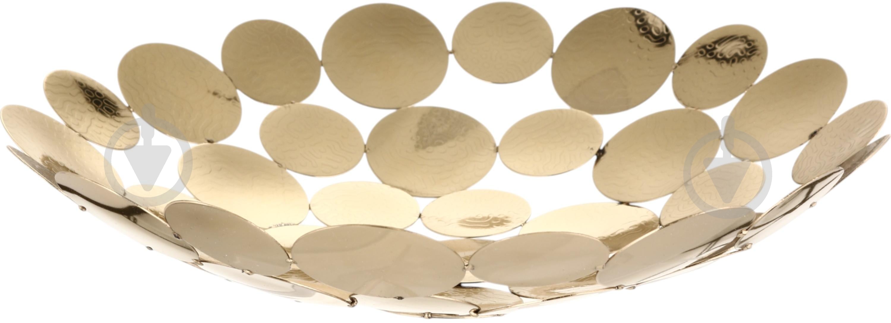Фруктовница Inari Golden Dots 31x6,5 см - фото 1
