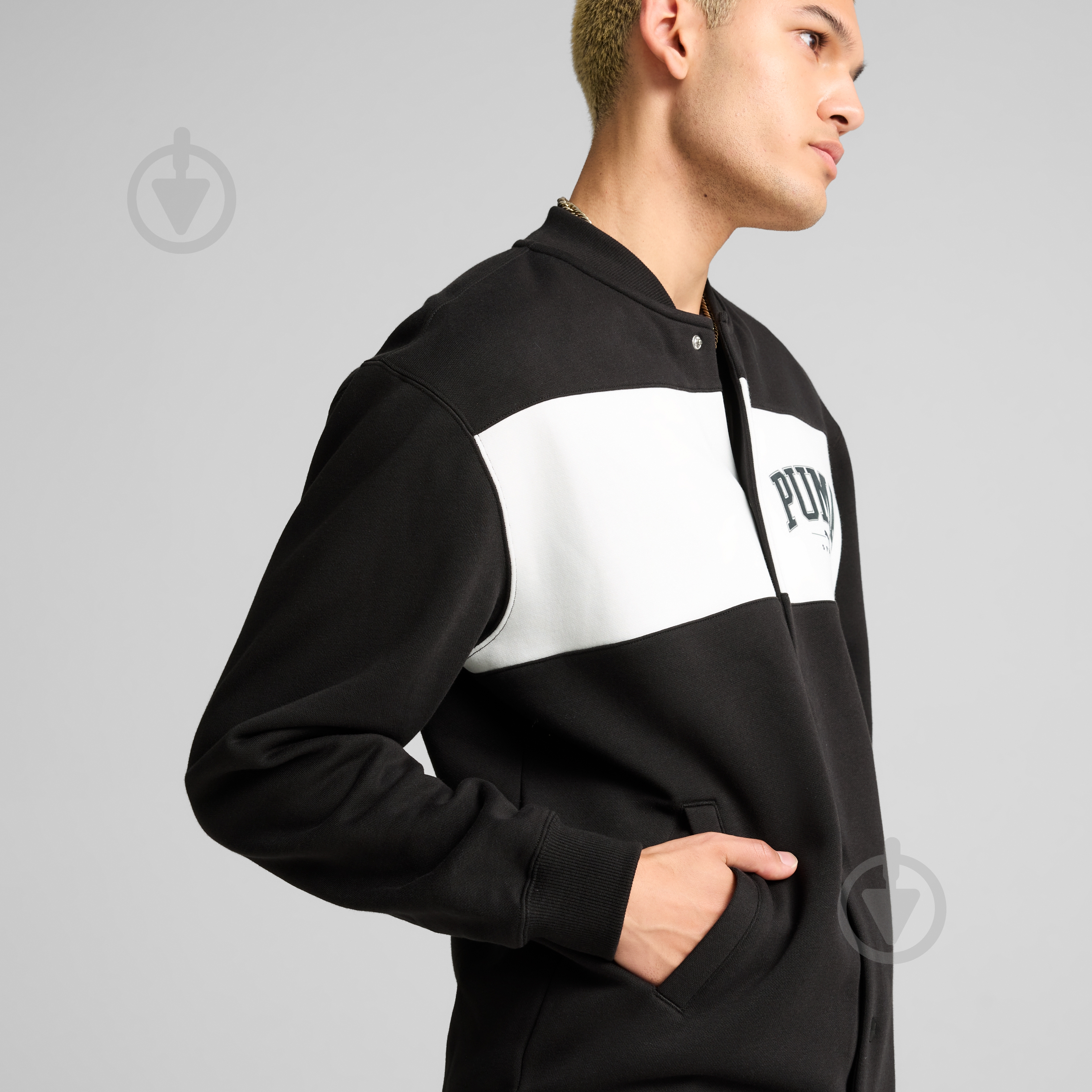Джемпер Puma PUMA SQUAD BOMBER JACKET FL 68179801 р.S черный - фото 4