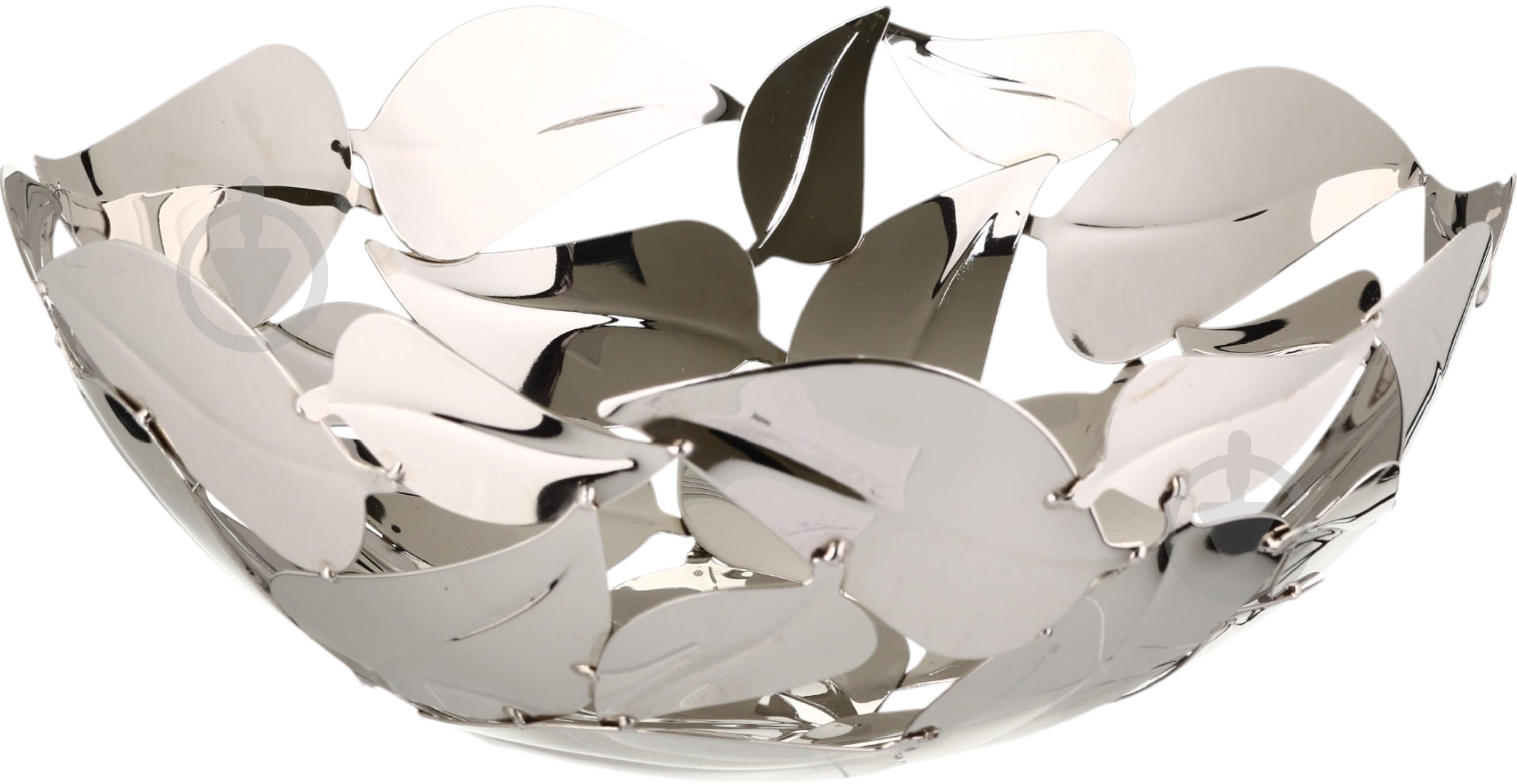 Фруктовниця Inari Silver Leaves 28,5x11 см - фото 1