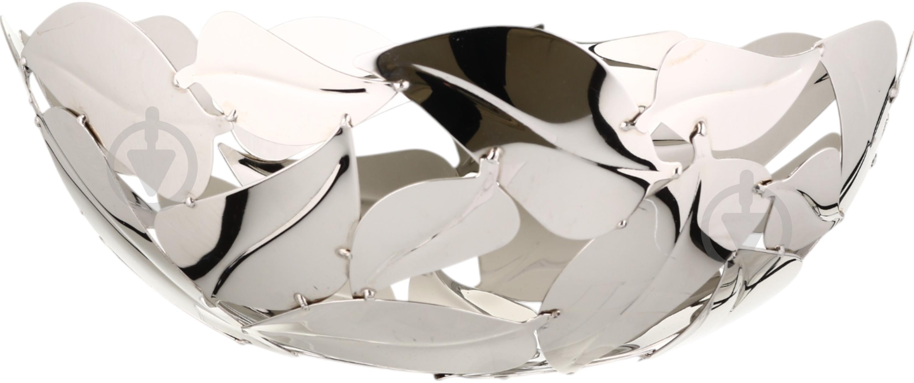 Фруктовниця Inari Silver Leaves 28,5x11 см - фото 3