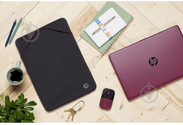 Чохол HP Reversible Protective Sleeve 15.6" grey/mauve (2F1W8AA) - фото 5