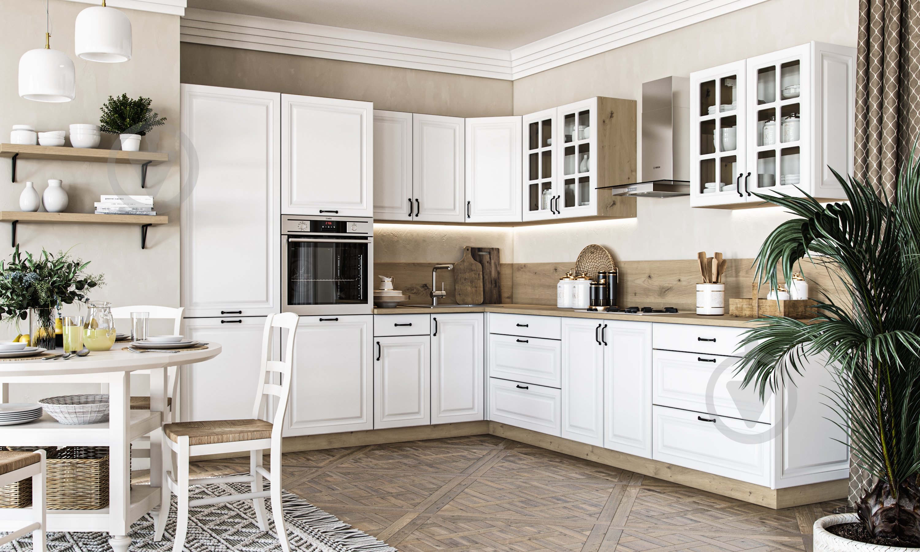 Шкаф под духовку МС Глория ШДР 60х213,7х57,8 см белый/дуб артизан Грейд - фото 2 Шкаф под духовку МС Глория ШДР 60х213,7х57,8 см белый/дуб артизан Грейд - фото 2