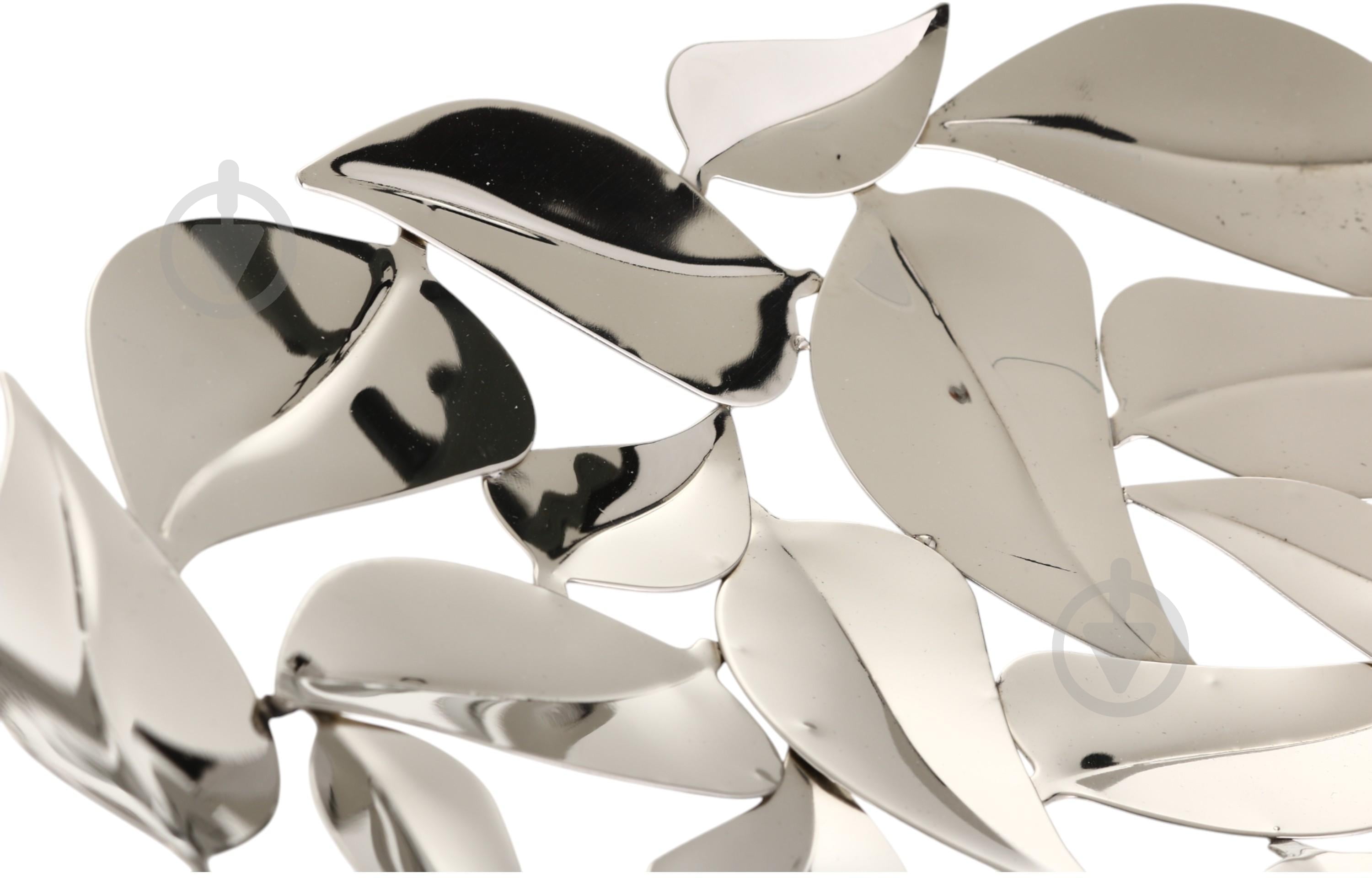 Фруктовница Inari Silver Leaves 42,5x7 см - фото 2