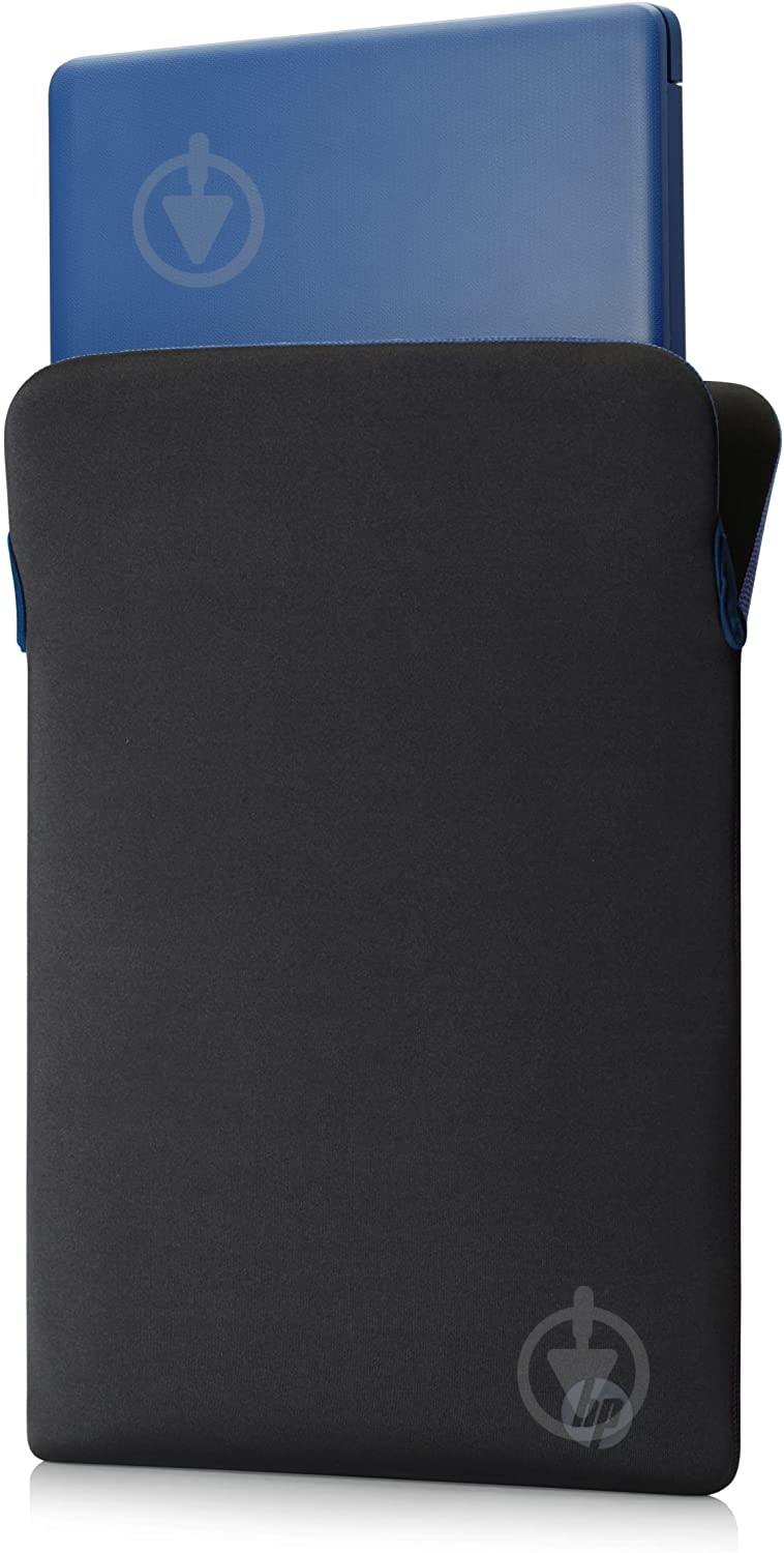 Чехол HP Reversible Protective Laptop Sleeve 15.6" black/blue (2F1X7AA) - фото 4