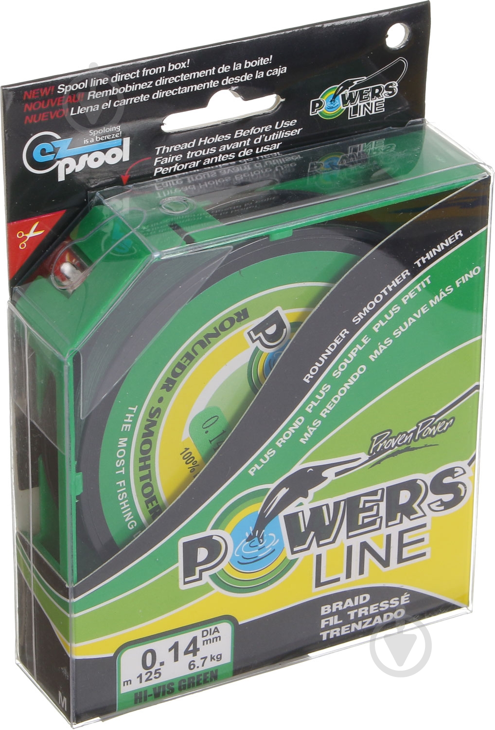 Шнур POWER PRO 125м 0,14мм зелена - фото 1 Шнур POWER PRO 125м 0,14мм зелена - фото 1