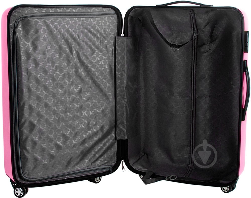 Чемодан Bernard 84 л розовый Comfort Alum 28 946845 - фото 6