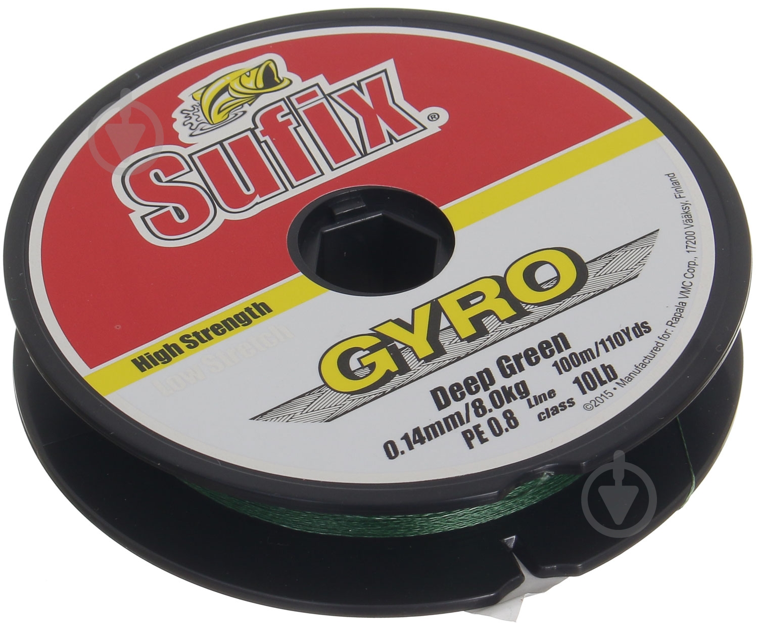 Шнур Sufix Gyro 100м 0,14мм зеленая - фото 1