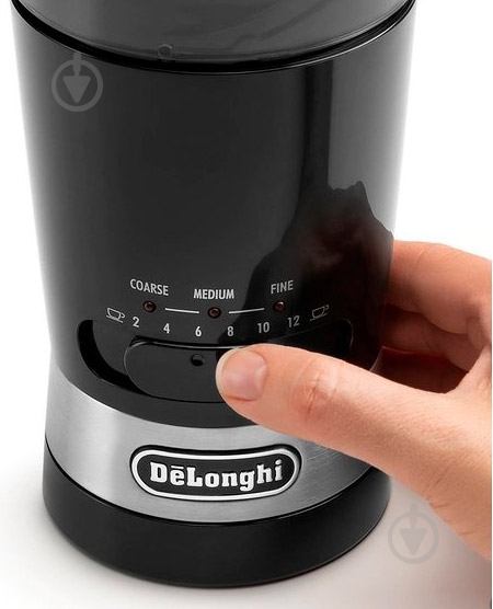Кофемолка Delonghi KG 210 BK - фото 2