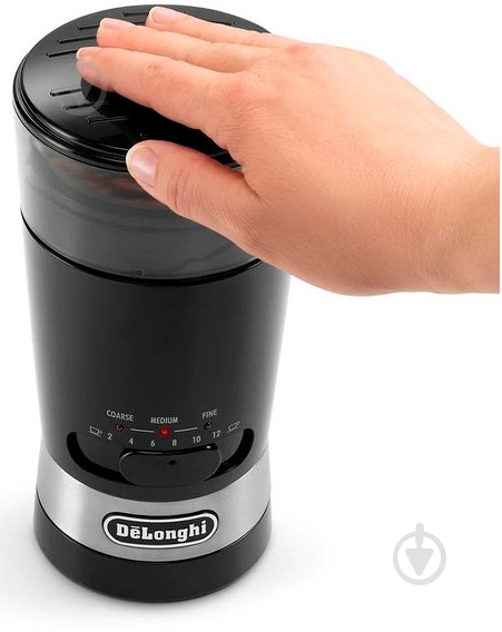 Кофемолка Delonghi KG 210 BK - фото 3
