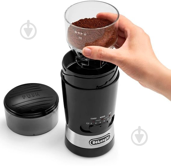 Кофемолка Delonghi KG 210 BK - фото 4