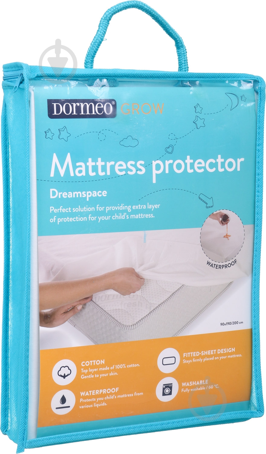 Наматрасник Dormeo 80х190/200 белый 110014188 - фото 3 Наматрасник Dormeo 80х190/200 белый 110014188 - фото 3