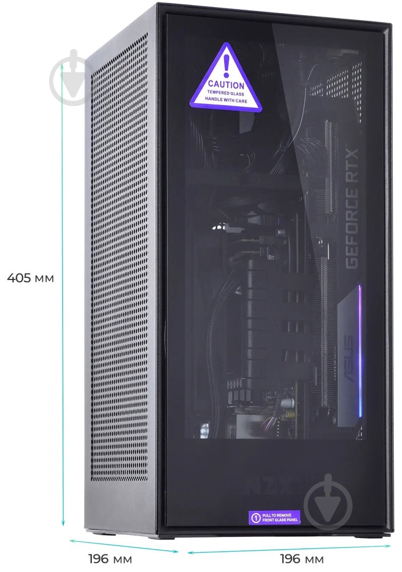 Компьютер Artline Overlord H1 (H1v83) black - фото 12